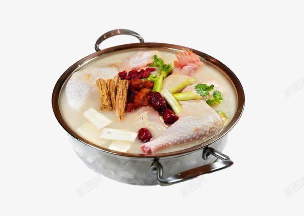 铁锅炖鸡汤png免抠素材_新图网 https://ixintu.com 丰富 乌鸡 汤菜 炖菜 炖鸡汤 美味 营养 铁锅 鸡肉