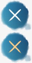 关闭按钮蓝色png免抠素材_新图网 https://ixintu.com 关闭 按钮 蓝色