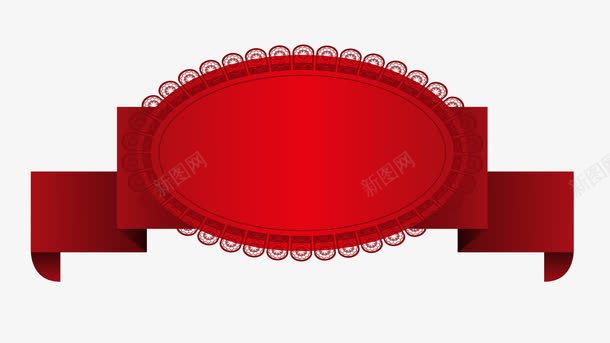 标题栏边框png免抠素材_新图网 https://ixintu.com 彩带 彩带边框 标签 标题栏 矢量边框 红色 缎带 节日喜庆红色边框彩带 边框