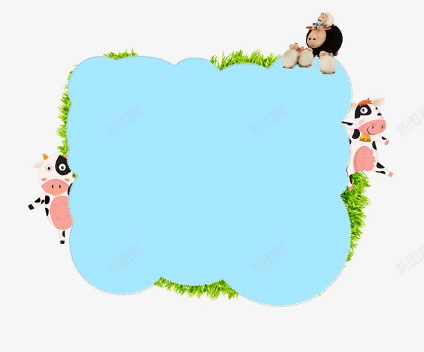 天猫母婴页面png免抠素材_新图网 https://ixintu.com 奶粉 母婴用品 蓝色 设计素材