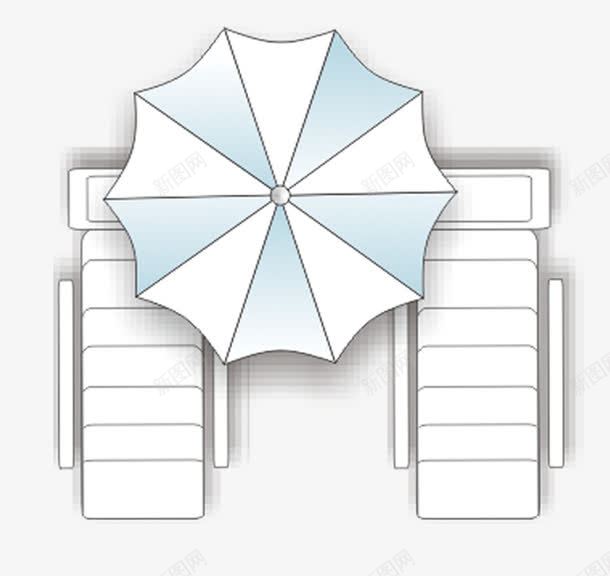 彩平图户型图躺椅休闲椅遮阳伞png免抠素材_新图网 https://ixintu.com 休闲椅 凉伞 彩平图 户型图 躺椅 遮阳伞