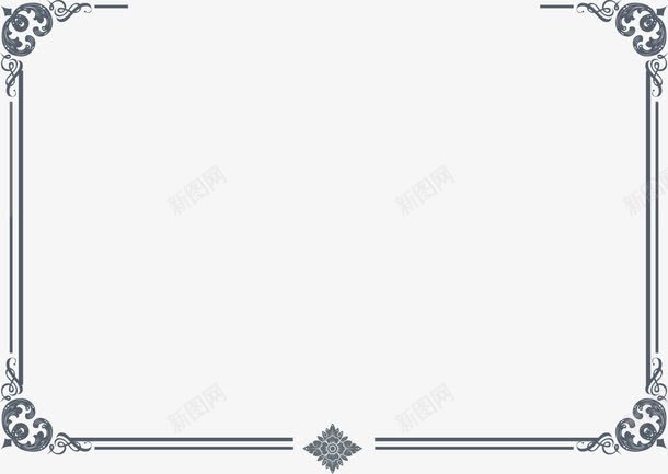 手绘灰色方块方框png免抠素材_新图网 https://ixintu.com 图形框 图形框框 小清新 手绘方块 灰色方块 灰色方框 简约 藤蔓