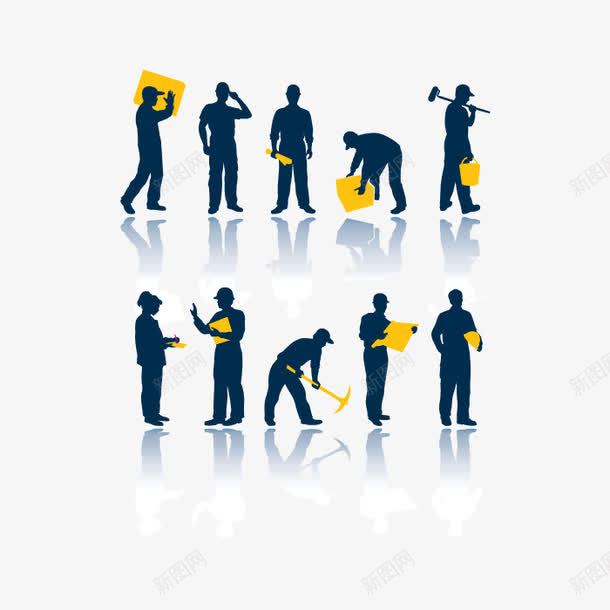 工程师矢量图ai免抠素材_新图网 https://ixintu.com 上班族 工人 建筑工人 建筑师 矢量图 矢量工程师