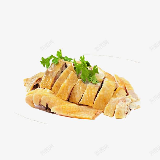 美观白切鸡png免抠素材_新图网 https://ixintu.com 味道鲜美 家常菜 招待好友 摆盘美观 白切鸭 皮黄肉白 肥嫩鲜美