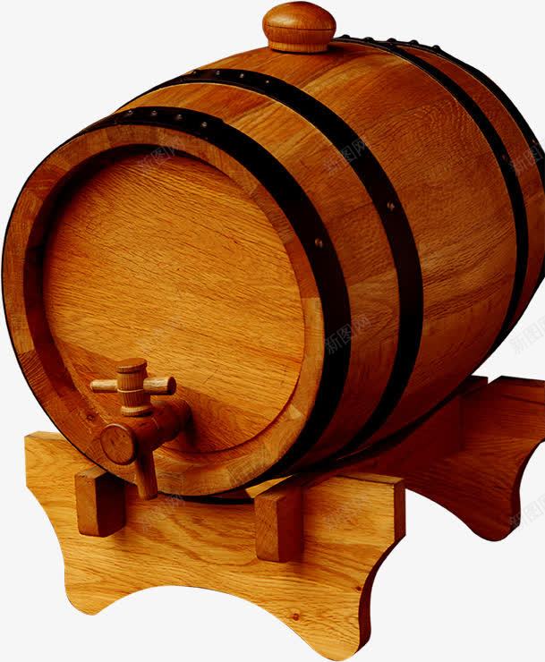 啤酒桶png免抠素材_新图网 https://ixintu.com 啤酒 啤酒杯 啤酒桶 抠好的酒桶 木桶 酒水 高精度