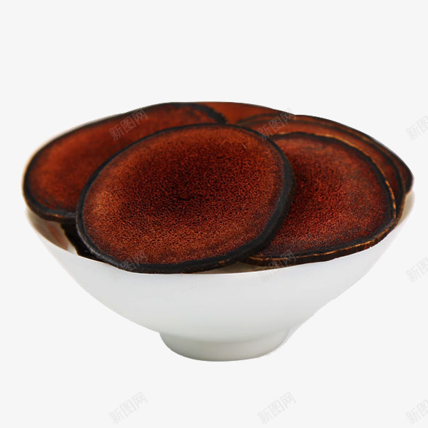 含血鹿茸片png免抠素材_新图网 https://ixintu.com 产品实物 人参鹿茸 含血鹿茸片 煲汤泡酒料 瓷碗 红粉片 血片 鹿茸片