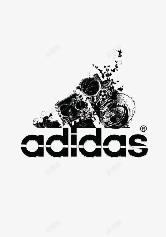 adidas运动品牌png免抠素材_新图网 https/ixintu.