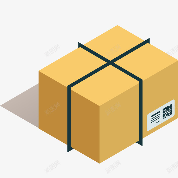 快递包裹3D立体插画png免抠素材_新图网 https://ixintu.com 免抠PNG 包裹 快递包裹3D立体插画 电子商务 网购 货箱 购物