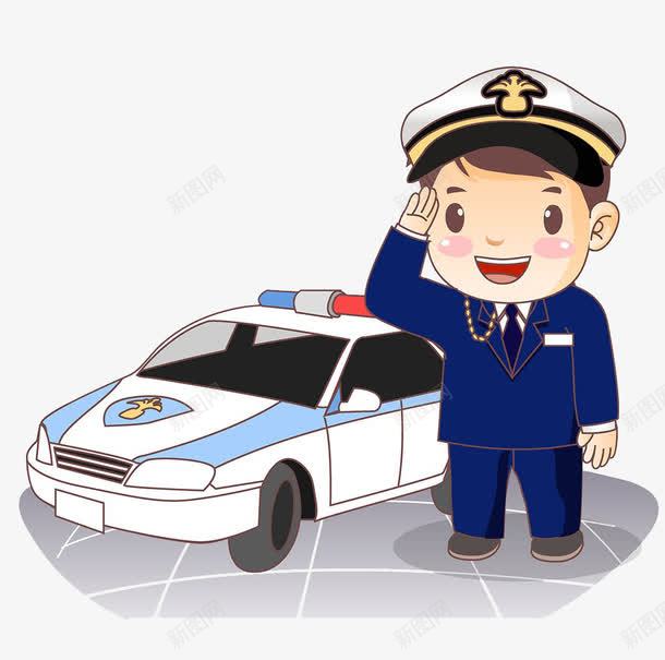 敬礼的警察png免抠素材_新图网 https/ixintu.