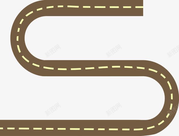 S型弯曲马路png免抠素材_新图网 https://ixintu.com 公路 公路图 卡通马路图 山路 山路蜿蜒 山道 弯曲的路 柏油路 矢量马路 路 马路矢量图 高速公路