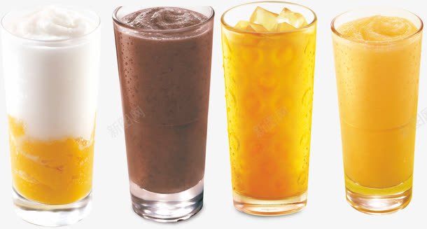 果汁饮品png免抠素材_新图网 https://ixintu.com PNG元素 免费下载 奶茶 果汁 芒果 芒果奶茶 饮料