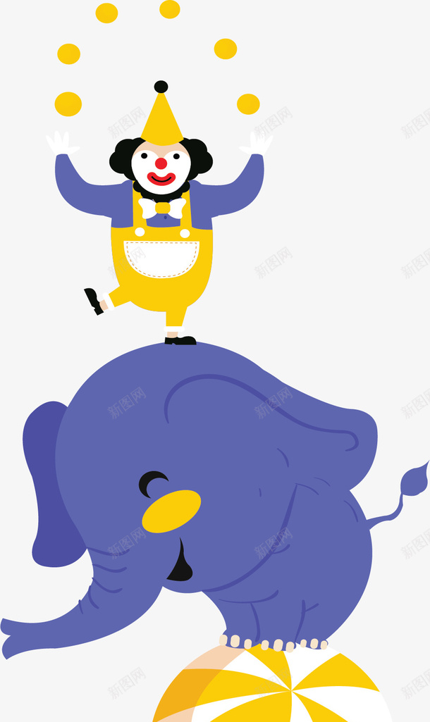 马戏团表演节目的小丑矢量图ai免抠素材_新图网 https://ixintu.com joker 儿童剧 小丑 小丑joker 小丑表演 矢量png 矢量图 表演节目 马戏团