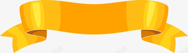 黄色闪耀绸带png免抠素材_新图网 https://ixintu.com 标题框 横幅 缎带 金色标签 闪耀标签 黄色绸带
