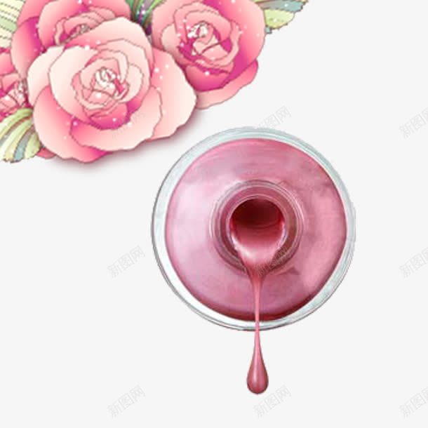 指甲油图标png_新图网 https://ixintu.com 化妆品 口红 彩妆 指甲油 粉色指甲油 紫色指甲油 美容 美甲 美甲logo 美甲美睫 黄色指甲油