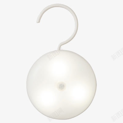 挂钩式LED感应灯png免抠素材_新图网 https://ixintu.com LED感应灯 感应灯 挂钩式 白色