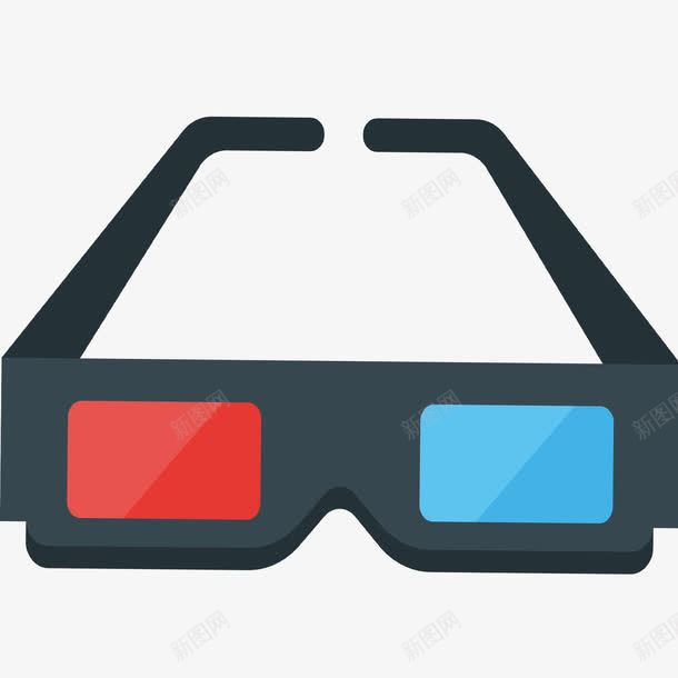 3D眼镜电影院png免抠素材_新图网 https://ixintu.com 电影院 电影院素材 眼镜 眼镜矢量 矢量素材 素材