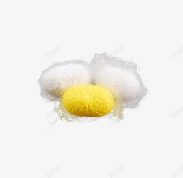 实物蚕丝球png免抠素材_新图网 https://ixintu.com 天然蚕丝 白色蚕丝球 美容护肤 胶原蛋白 蚕丝 蚕丝球 蚕茧 黄色