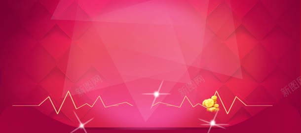 双引爆狂欢节背景jpg设计背景_新图网 https://ixintu.com 红色背景 金币