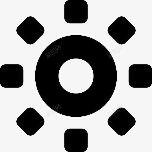 光照图标png_新图网 https://ixintu.com 亮度 光 多媒体 天气 太阳 星 照度