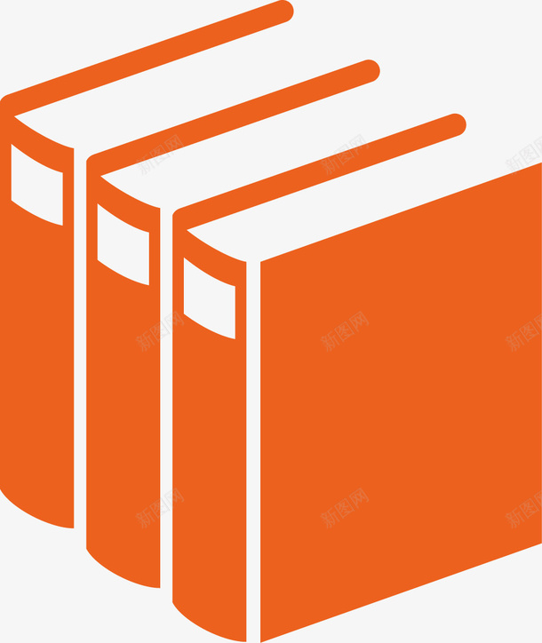 橙色学习卡通秘籍矢量图ai免抠素材_新图网 https://ixintu.com 卡通 卡通秘籍 厚度 学习 扁平化 橙色 知识 矢量图