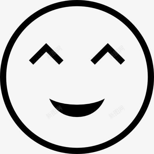 笑嘻嘻的脸图标png_新图网 https://ixintu.com 咧着嘴笑 山楂中风 微笑着 情感 接口 笑脸 脸 脸上表情 表情