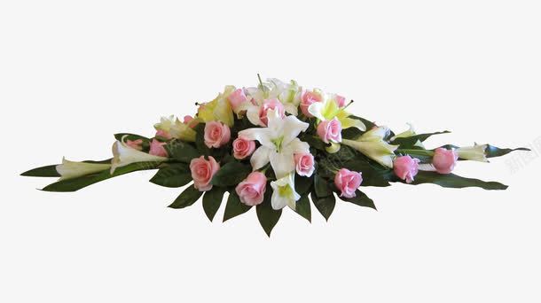 庆典台摆鲜花png免抠素材_新图网 https://ixintu.com 台摆 庆典 百合 鲜花