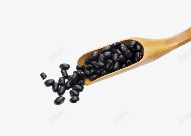 竹具黑豆png免抠素材_新图网 https://ixintu.com 五谷杂粮 产品实物 竹具 食品 黑豆