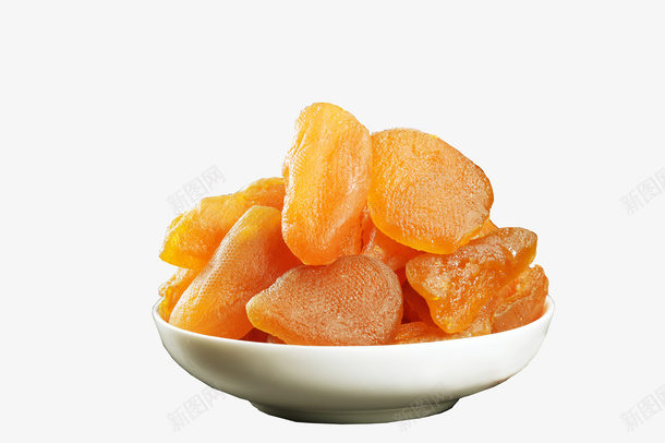 盘子上的黄桃干png免抠素材_新图网 https://ixintu.com PNG图形 盘子 装饰 食物 黄桃干