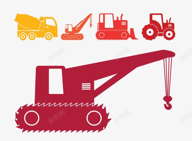 施工车剪影图标psd_新图网 https://ixintu.com 免扣素材 剪影 剪影矢量图 卡通 叉车 建筑 建设 抽象 挖掘机 挖掘机剪影 挖掘机图标 挖掘机矢量 施工车剪影 机器 线条 设计 车轮廓 重型施工机械 铲车 铲车剪影 铲车图标 黑白