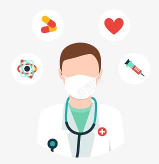 卡通职业人物png免抠素材_新图网 https://ixintu.com 医生 医疗 医药用品 注射器 爱心 职业 职业性格 药丸