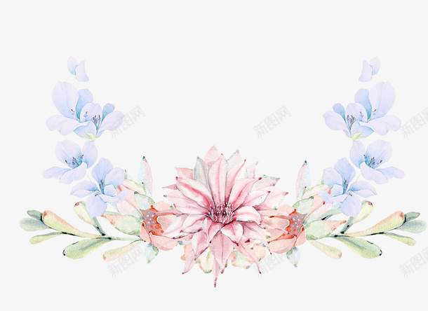 手绘画梦幻花朵创意装饰png免抠素材_新图网 https://ixintu.com 小清新 手绘树叶 手绘画 手绘花朵 手绘花草 树木植物 田园风 花朵装饰
