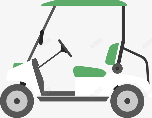 卡通观光车游览车矢量图ai免抠素材_新图网 https://ixintu.com 卡通 扁平化 游览车 电动车 矢量图案 观光车 矢量图
