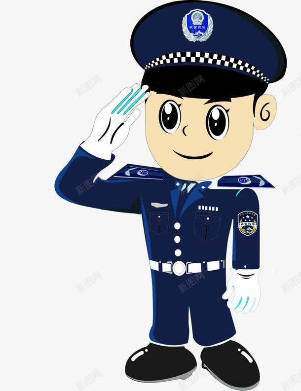 敬业的城管png免抠素材_新图网 https://ixintu.com 严肃 严肃城管 卡通 卡通城管 城管 手绘 敬礼 敬礼城管