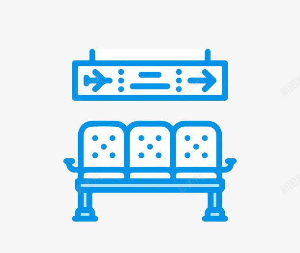 等候事座椅图标png_新图网 https://ixintu.com ai格式 icon nbsp 人 候车厅 候车室 图标 图案 座椅 扁平设计 等候室 等待