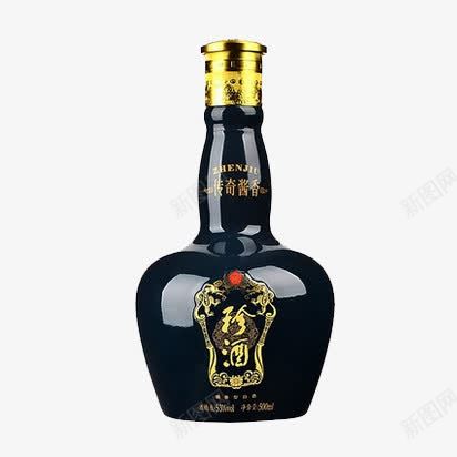 珍酒1975png免抠素材_新图网 https://ixintu.com 中国名酒 产品实物 珍酒1975 白酒 高度白酒