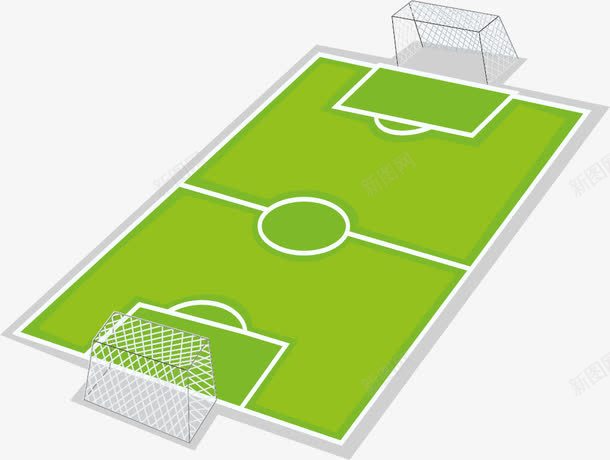 足球场效果图png免抠素材_新图网 https://ixintu.com 球门 立体图 足球场