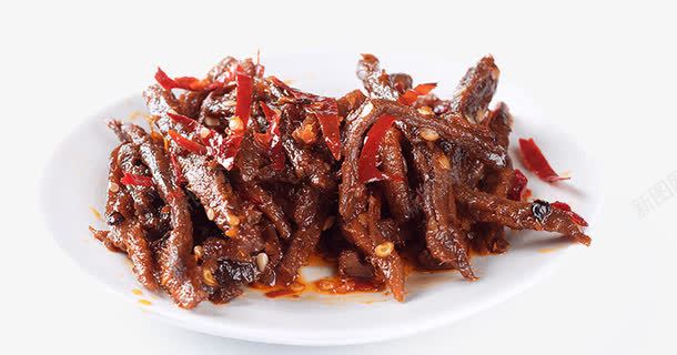 盘子里的小黄鱼png免抠素材_新图网 https://ixintu.com 旅游 毛毛鱼 湖南 特色菜 麻辣