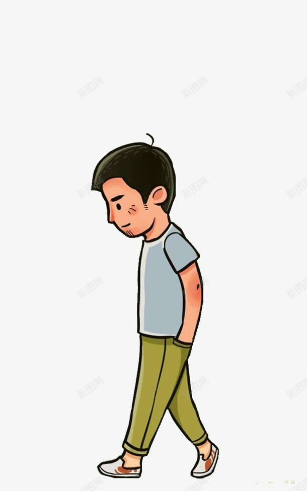 低着头的男人png免抠素材_新图网 https://ixintu.com 低头 装饰 设计 贫困 贫苦