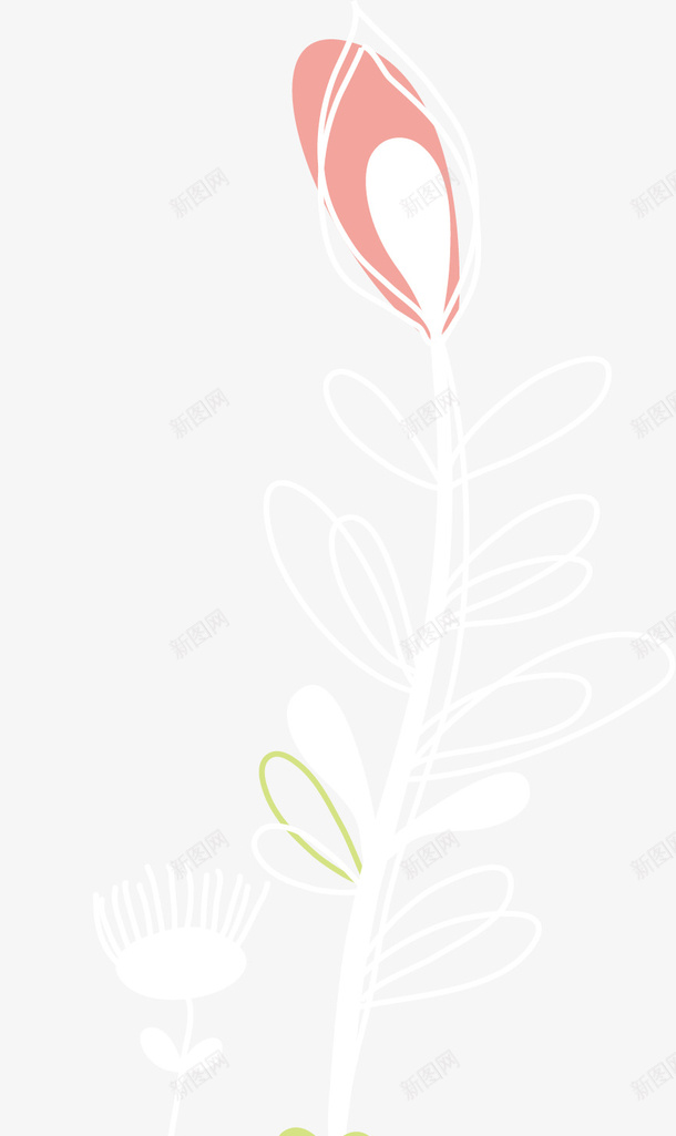 手绘线形淡雅抽象花纹图案矢量图ai免抠素材_新图网 https://ixintu.com 手绘线形 手绘线形淡雅抽象花纹图案 抽象 淡雅 花纹图案 矢量图