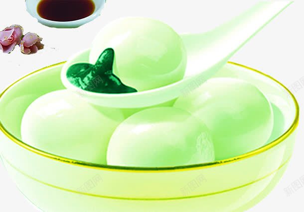 薄荷味汤圆png免抠素材_新图网 https://ixintu.com 元宵节 吃汤圆 汤团 汤圆 薄荷汤圆 过大年
