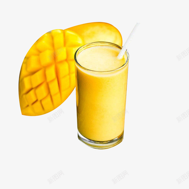 芒果配酸奶png免抠素材_新图网 https://ixintu.com 下午茶 奶制品 海南 特色美食 甜品 美食 芒果 芒果酸奶 蛋糕 酸奶 饮料 黄色
