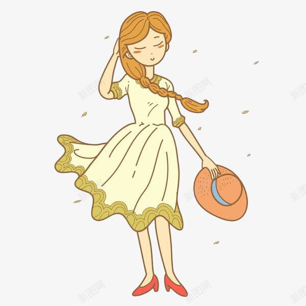 风中女孩png免抠素材_新图网 https://ixintu.com 凉风 刮起 刮风 卡通刮风 吹起 女孩 小风 摆动 清风 清风徐徐 风 风中