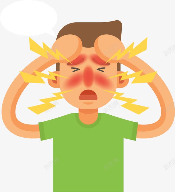 卡通男子头晕形象png免抠素材_新图网 https://ixintu.com 加班 卡通形象 卡通男子头晕形象设计 头晕 头脑混乱 心情烦躁 烦躁 男士白领头晕 紧张