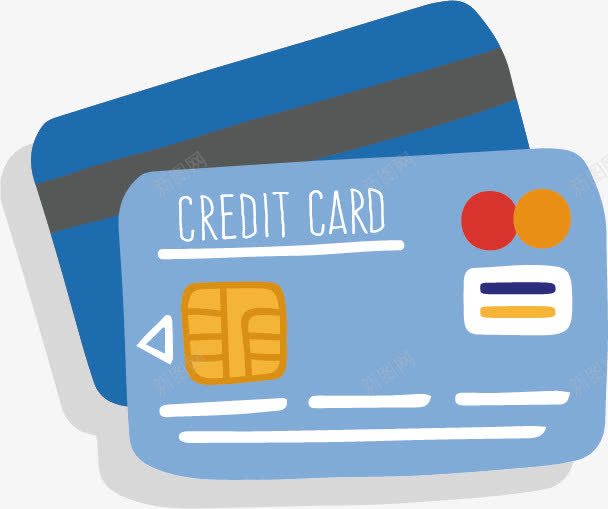 卡通信用卡图案矢量图ai免抠素材_新图网 https://ixintu.com 信用卡机票 度假 旅行 环球 矢量图