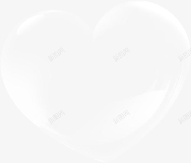 透明桃心png免抠素材_新图网 https://ixintu.com 桃心 气泡桃心 气泡爱心 爱心 透明爱心