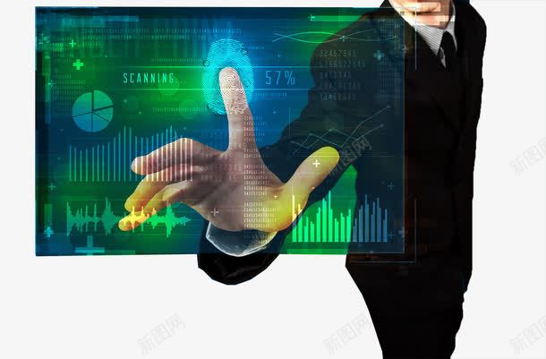 正在用指纹解锁的商务人士png免抠素材_新图网 https://ixintu.com 加密 商务人士 指纹 指纹解锁 正在解锁 电子屏幕 解锁