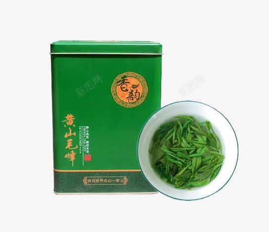 新茶叶绿茶png免抠素材_新图网 https://ixintu.com 产品实物 大谷运高山茶 安徽香韵 黄山毛峰