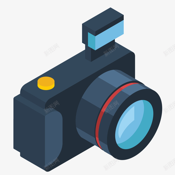 数码相机3D立体插画图标png_新图网 https://ixintu.com 免抠PNG 单反 图标 媒体 数码相机3D立体插画 相机 移动应用程序