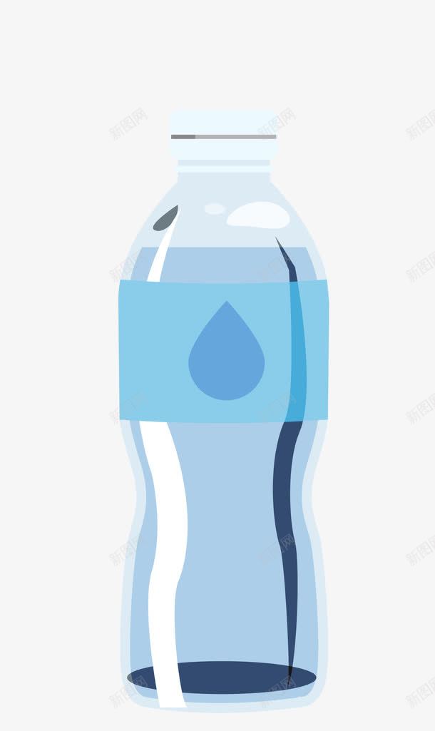 蓝色矿泉水纯净水png免抠素材_新图网 https://ixintu.com 矢量纯净水 纯净水 蓝色矿泉水 饮料