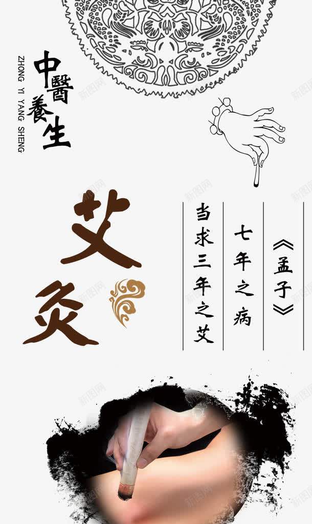 艾灸文案排版png免抠素材_新图网 https://ixintu.com 养生 文案排版 艾灸 艾灸宣传 艾灸挂画